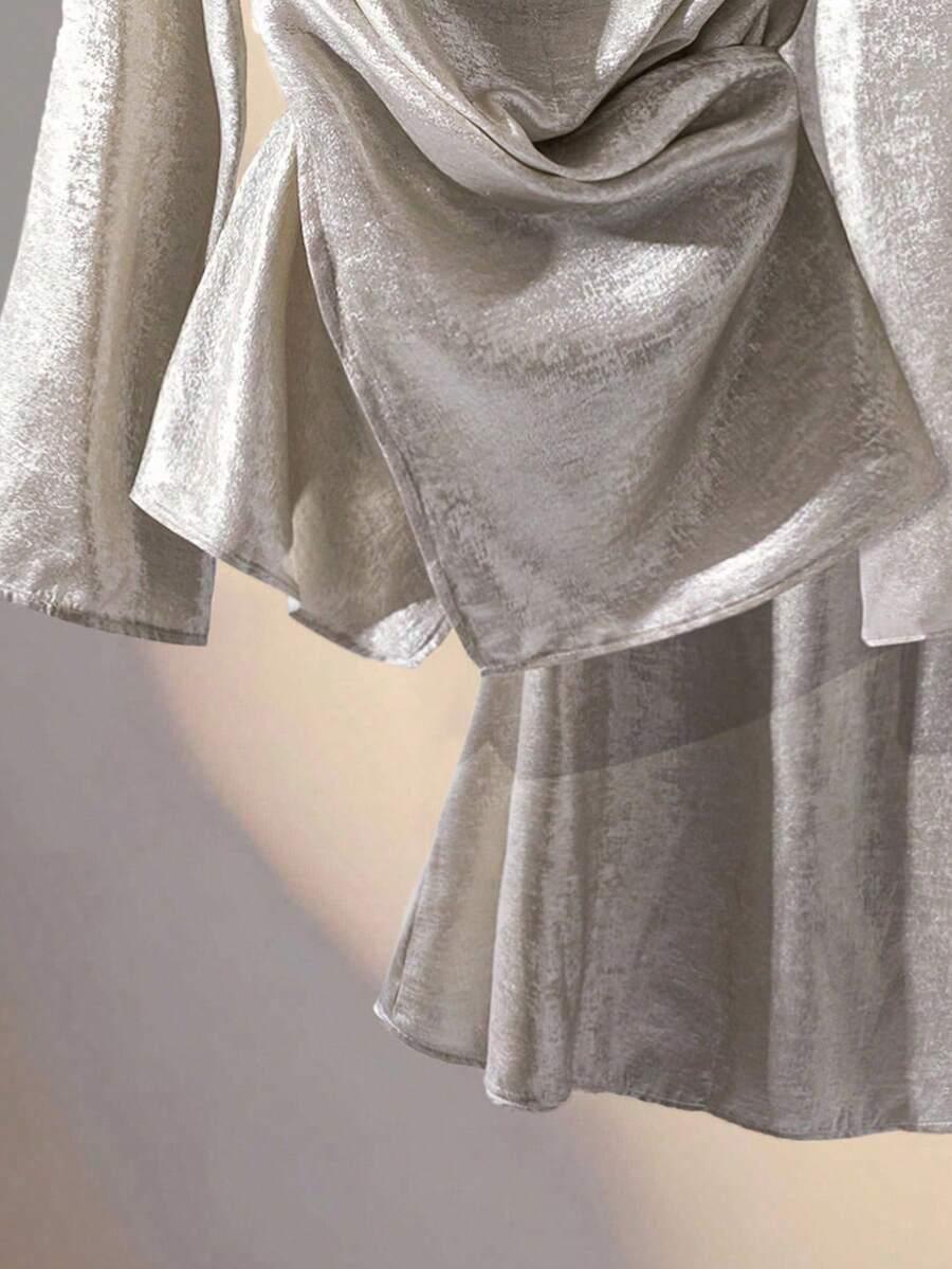 komplet bluzka spódnica