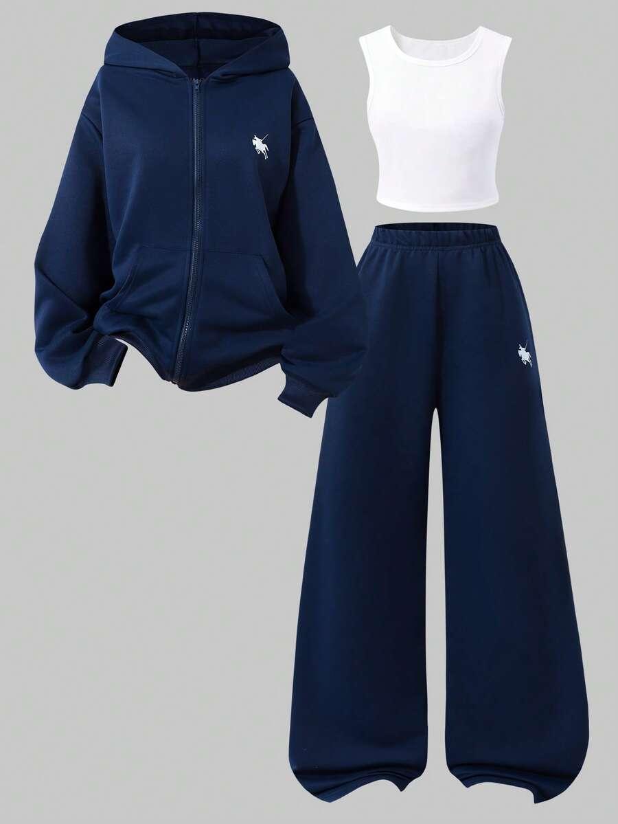 k9omplet bluza top spodnie