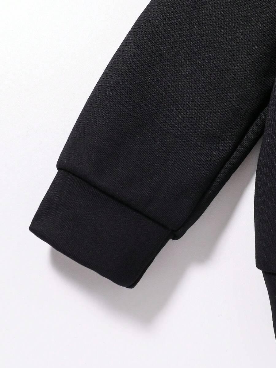 CZARNY KOMPLET DRESOWY BLUZA SPODNIE