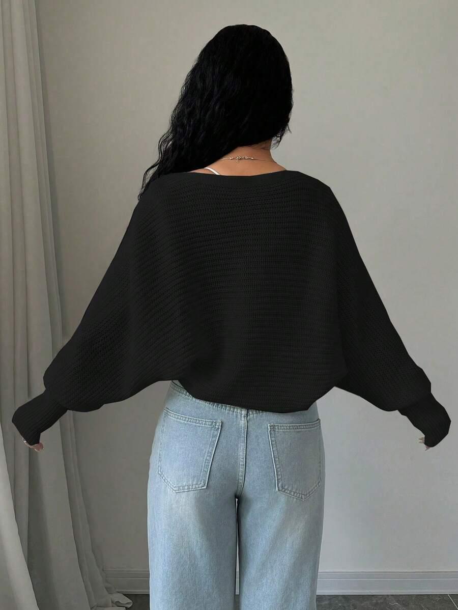 CZARNY SWETER KARDIGAN
