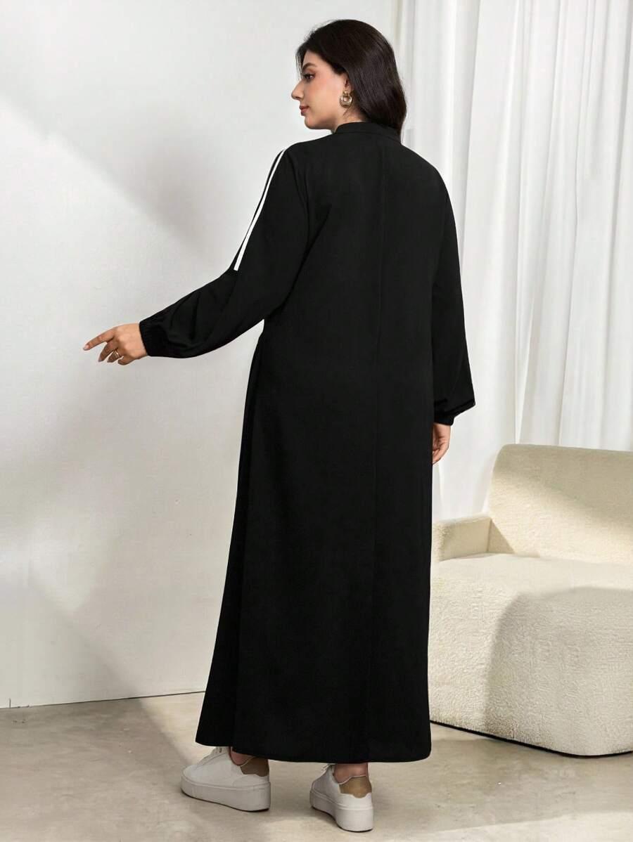 CZARNA MAXI SUKIENKA