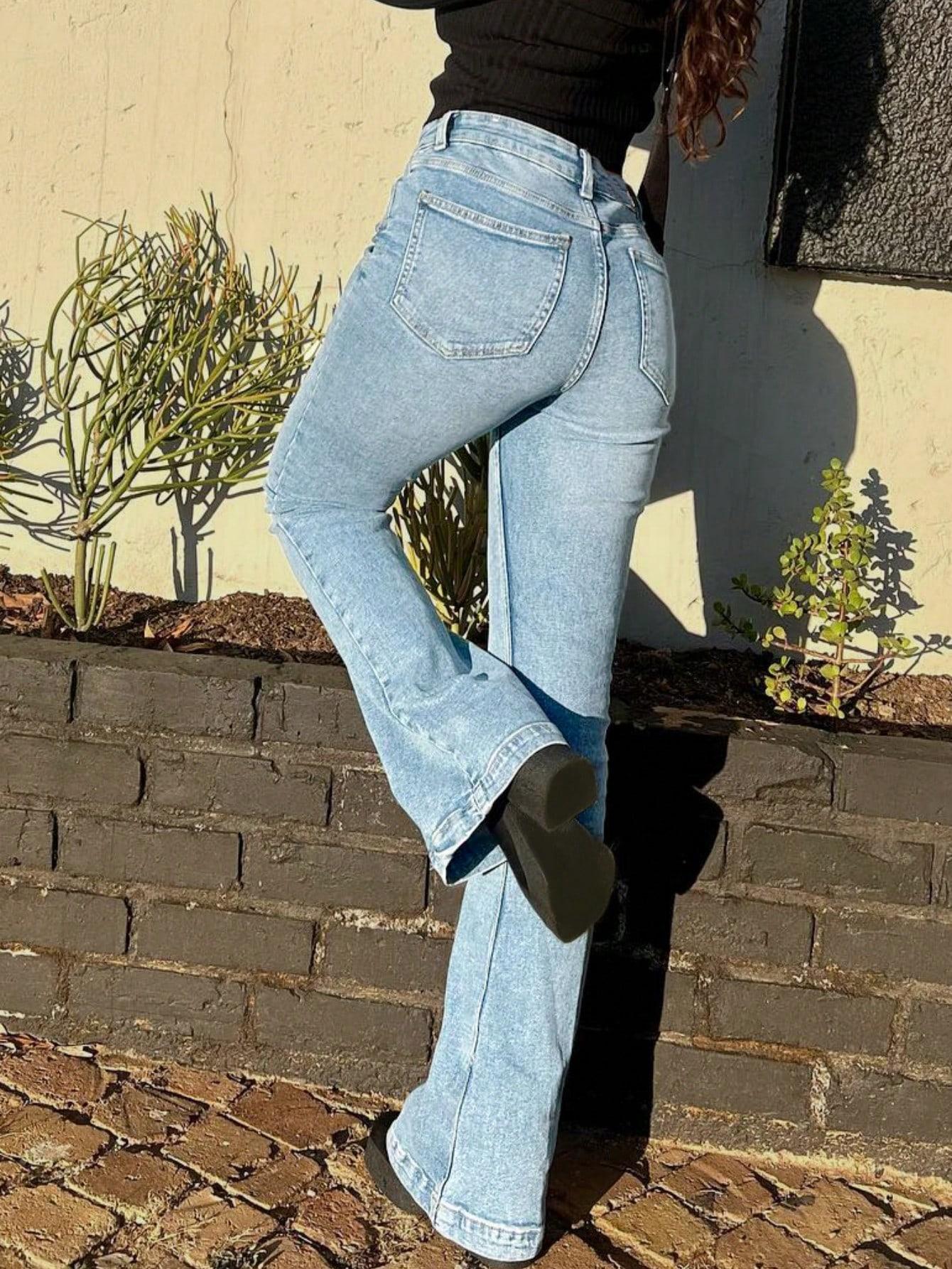 NIEBIESKIE SPODNIE JEANS 