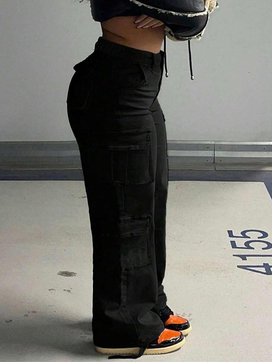 czarne spodnie jeans