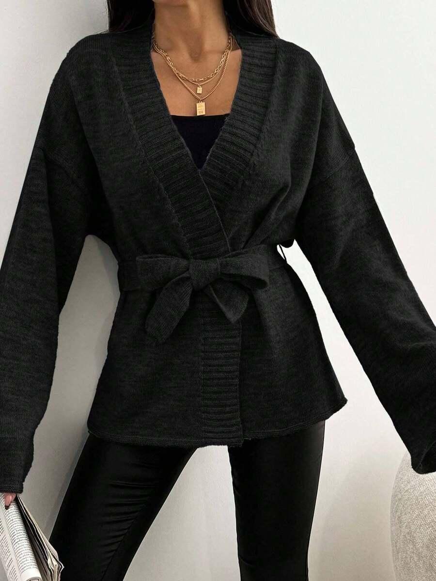 CZARNY SWETER CASUAL