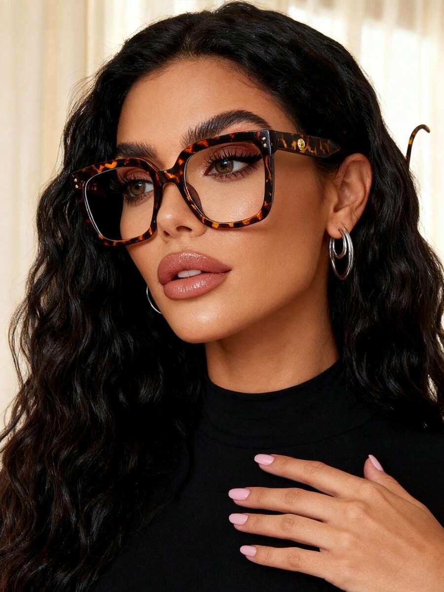 okulary animal print 