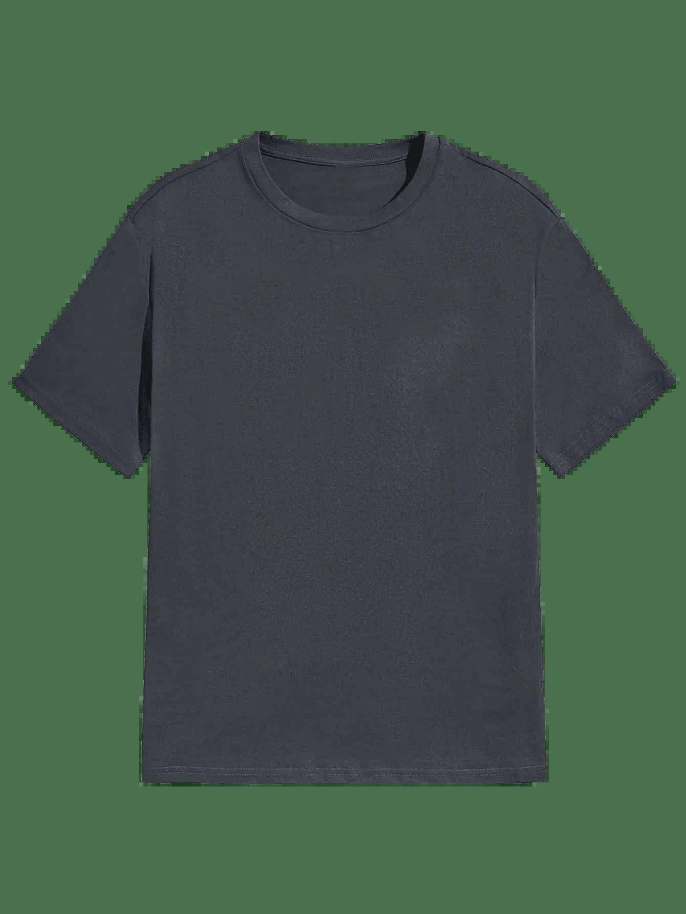 szary t-shirt nadruk