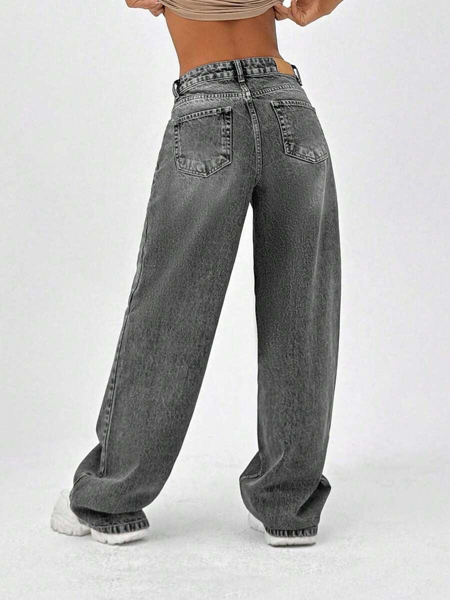 SPODNIE JEANS PROSTA NOGAWKA
