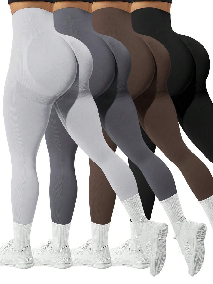 bezszwowe legginsy 4-pack 