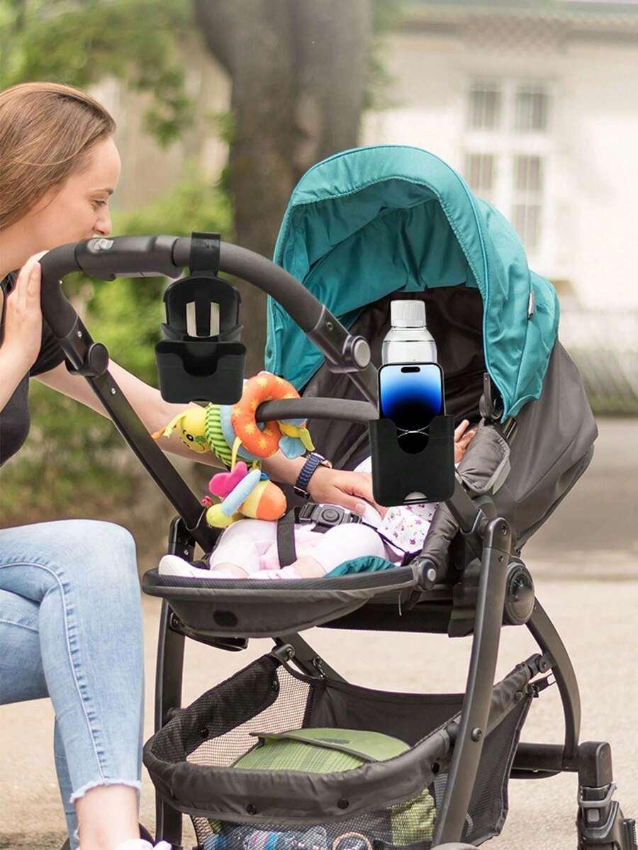 czarny uchwyt do wózka