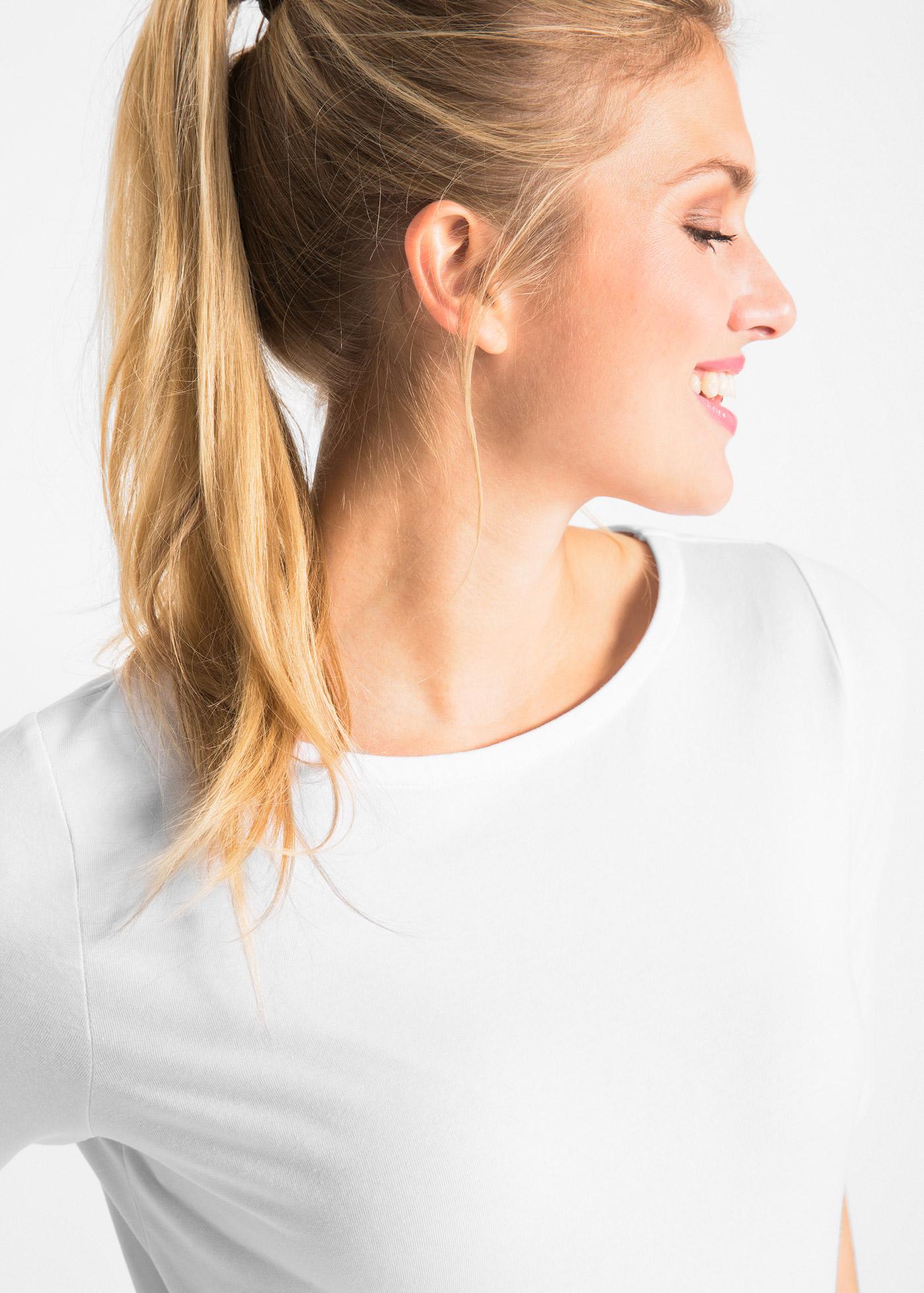 BIAŁY T-SHIRT BASIC