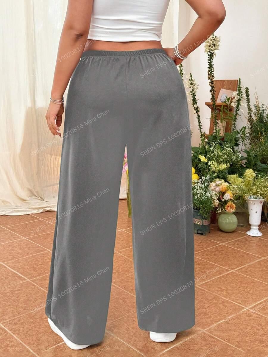 SZARE SPODNIE CASUAL