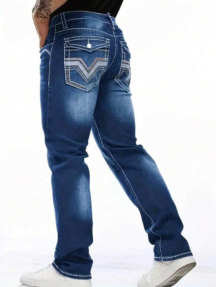 NIEBIESKIE SPODNIE JEANS