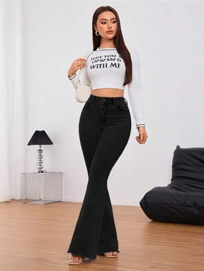 czarne spodnie jeans 