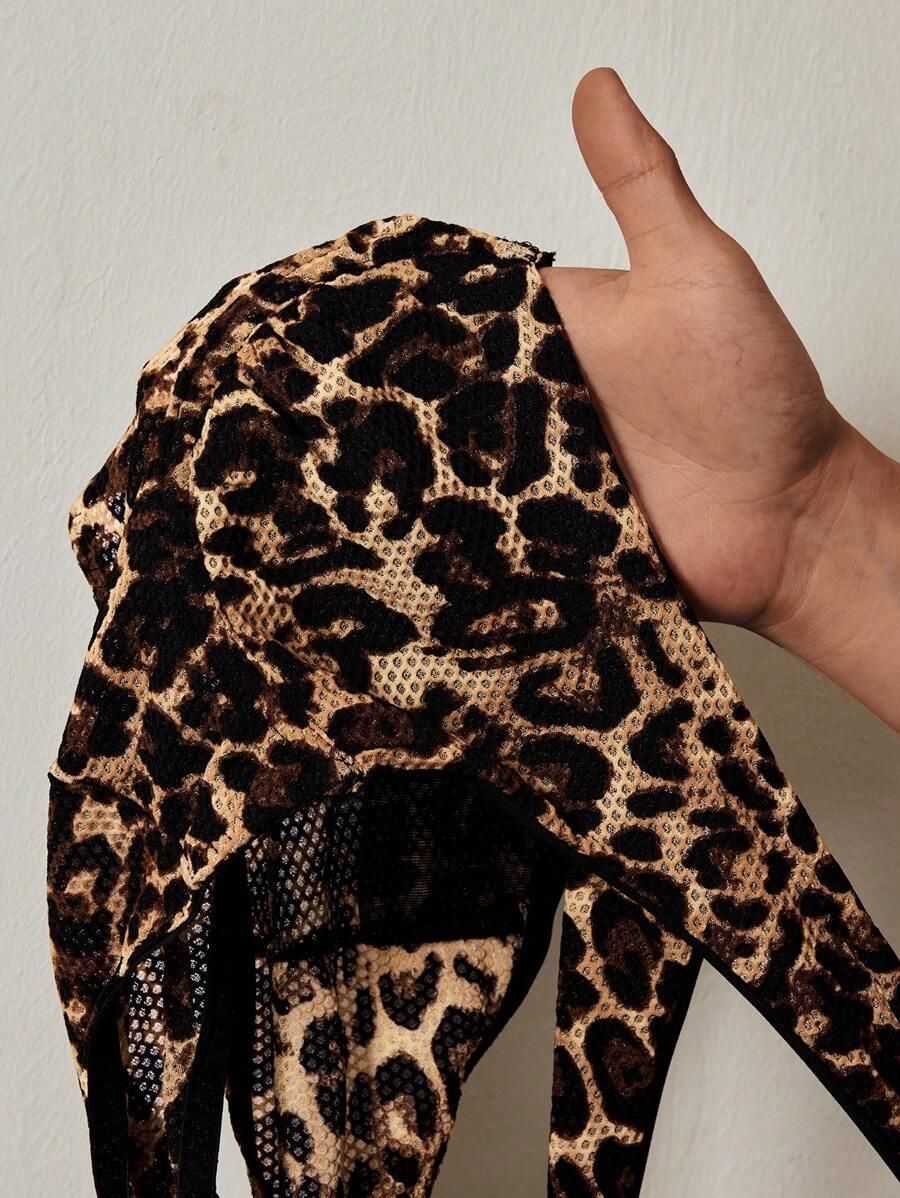 komplet top spódnica animal print 