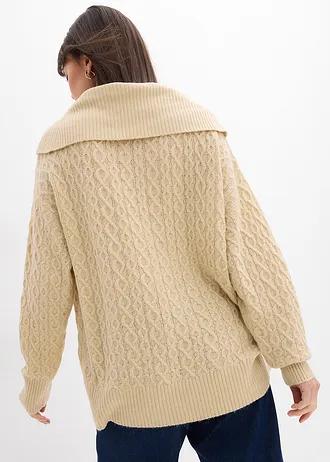 SWETER Z KOŁNIERZEM