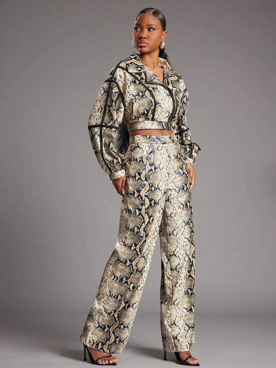 SPODNIE ANIMAL PRINT