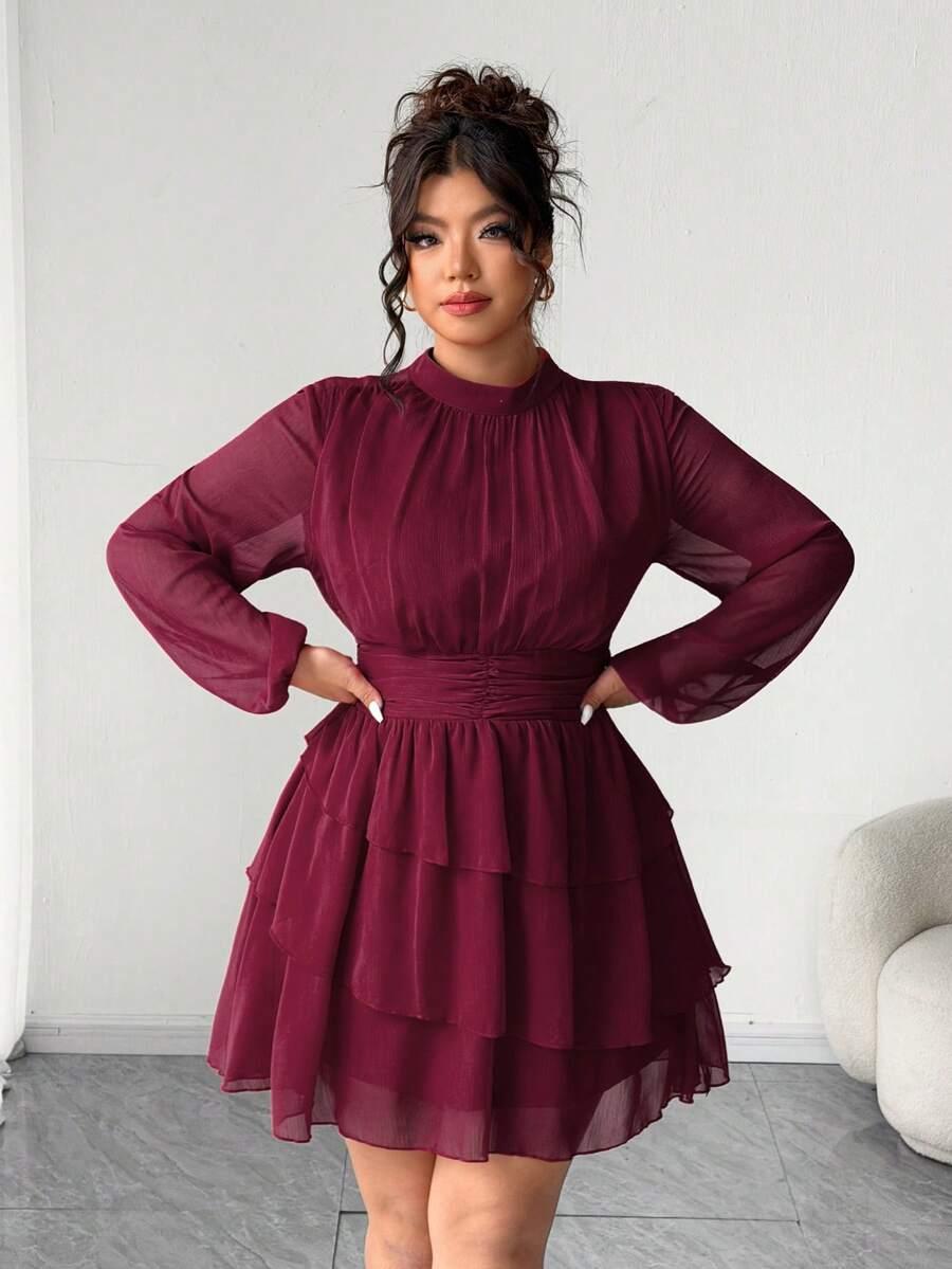 czerwona mini sukienka