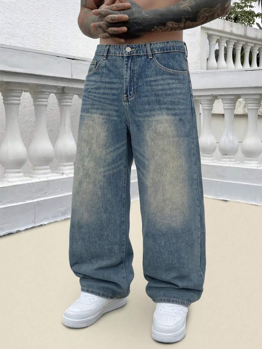 SPODNIE JEANS BAGGY