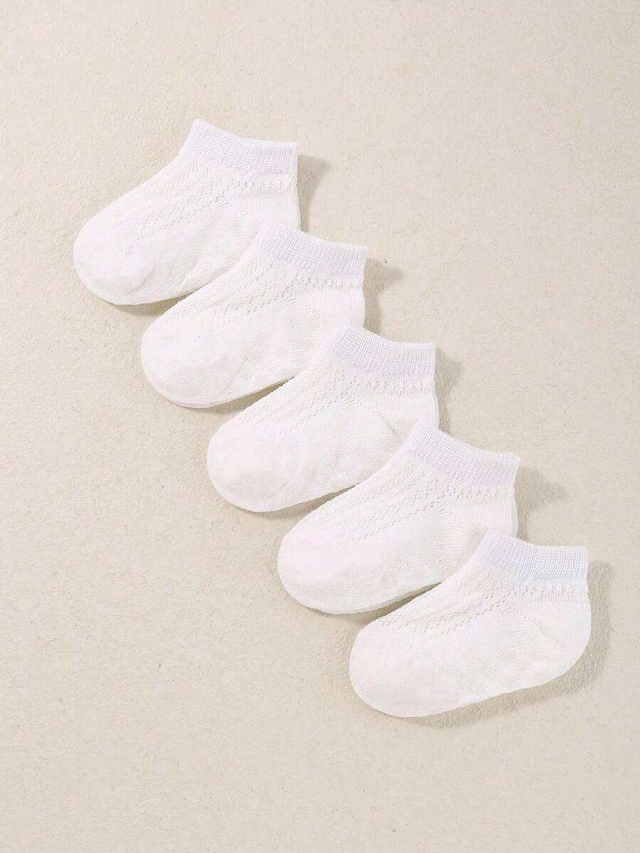 białe skarpetki 5-pack
