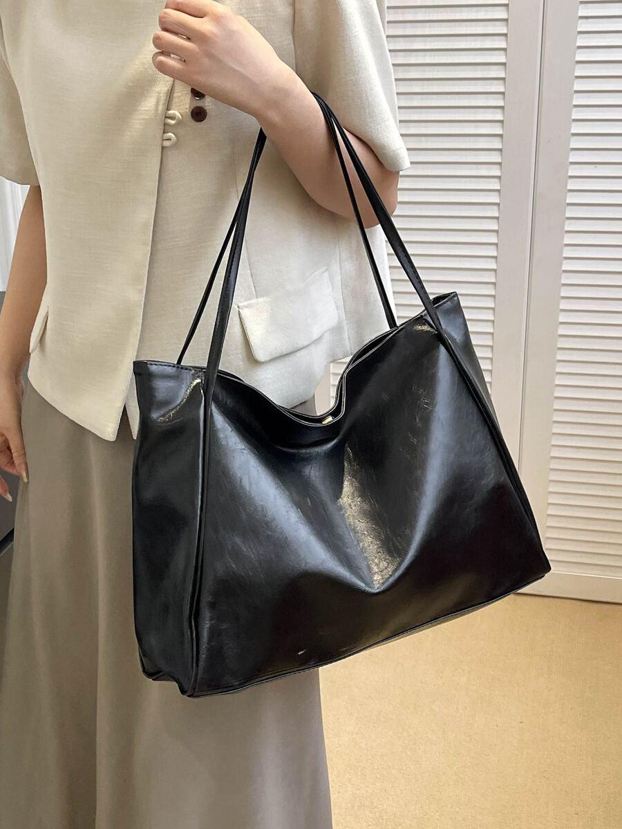 CZARNA TOREBKA SHOPPER