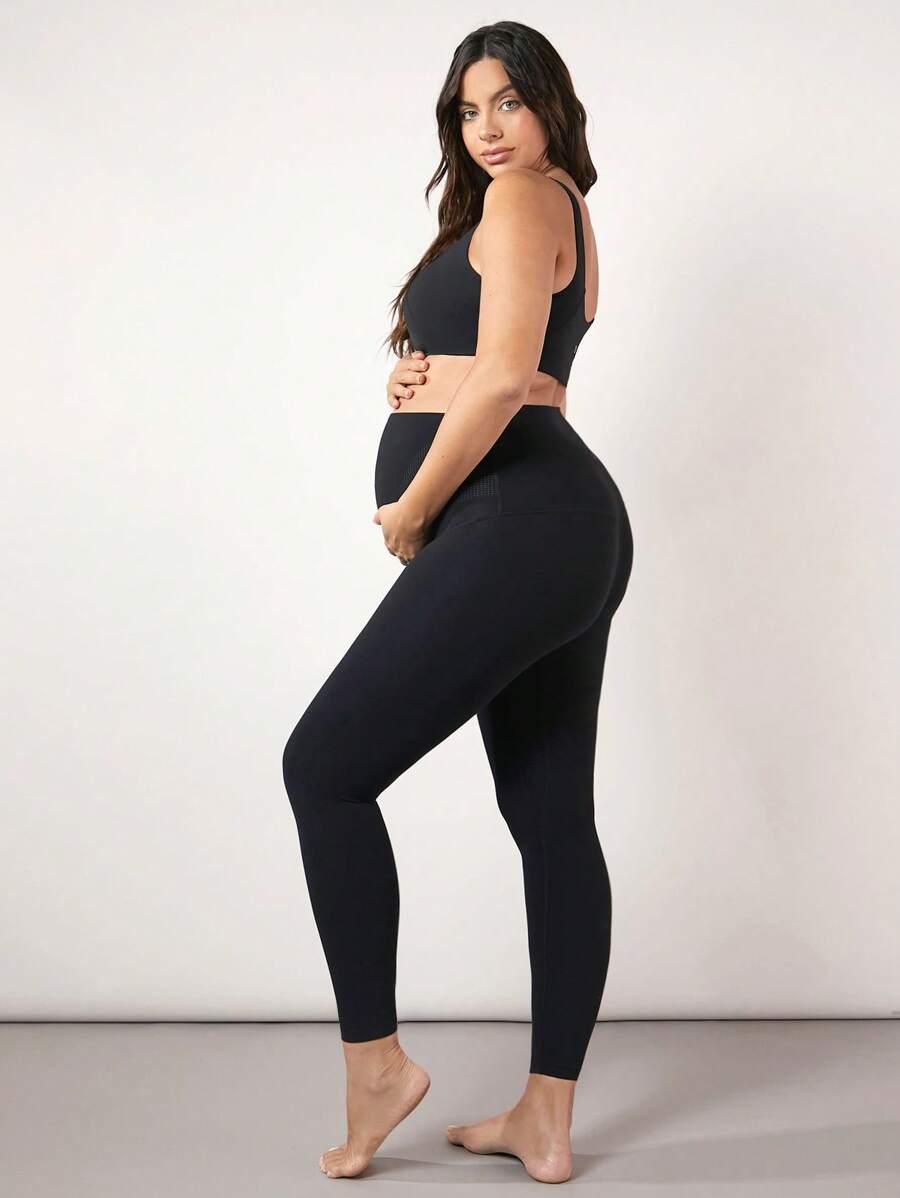 czarne legginsy wysoki stan