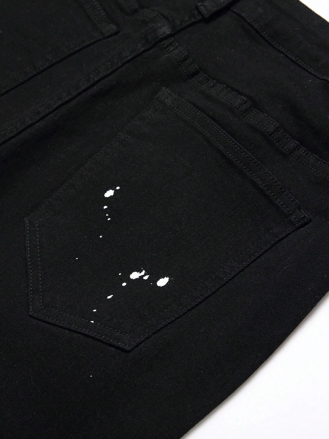 czarne spodnie jeans
