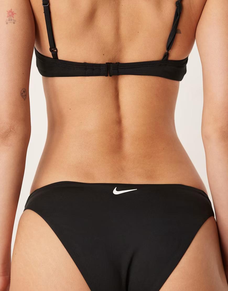 CZARNY dół od bikini LOGO