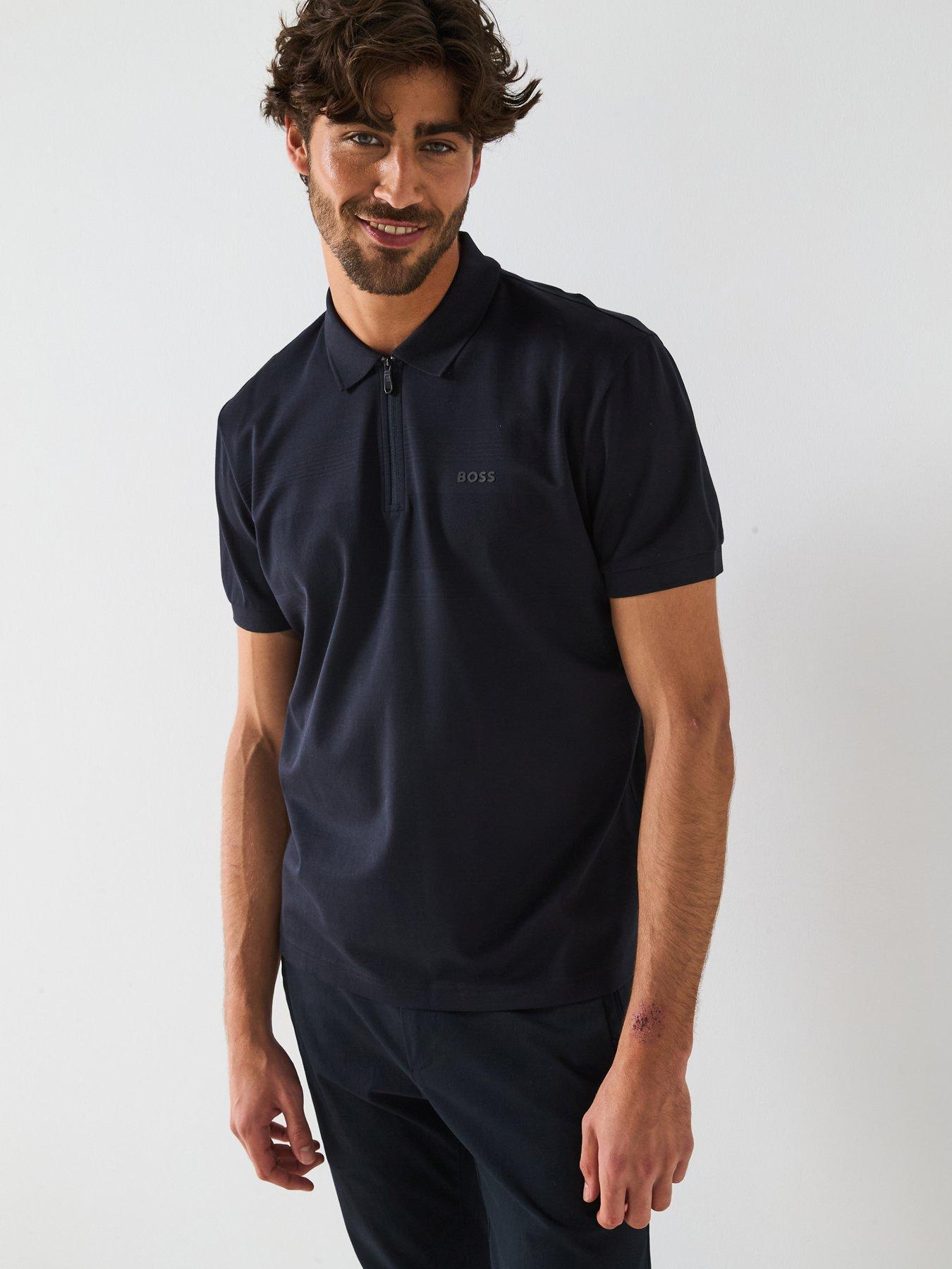 BOSS KOSZULKA POLO Z ZAMKIEM 50538177