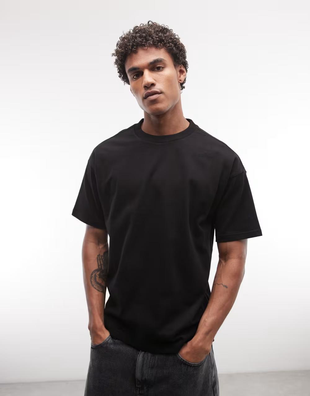 czarny t-shirt basic