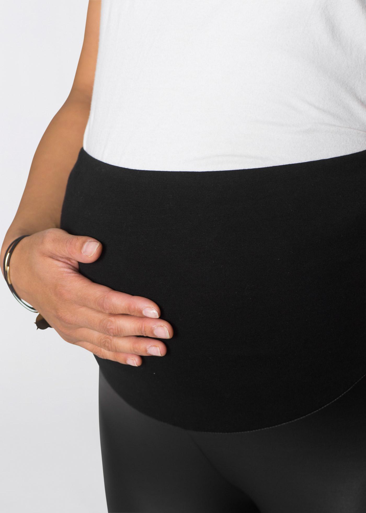 LEGGINSY CIĄŻOWE CZARNE 