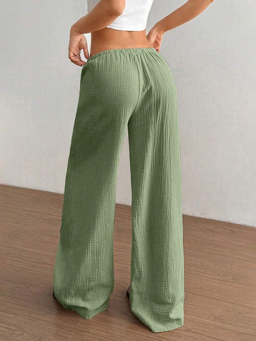 zielone spodnie casual