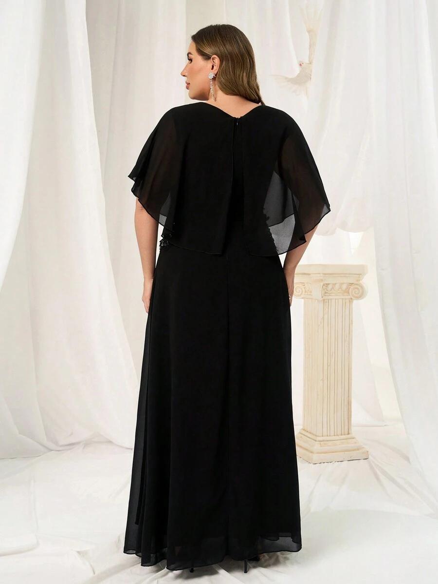 czarna maxi sukienka