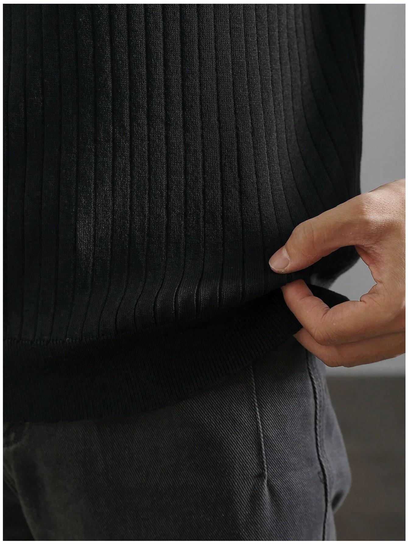 CZARNa koszulka polo BASIC