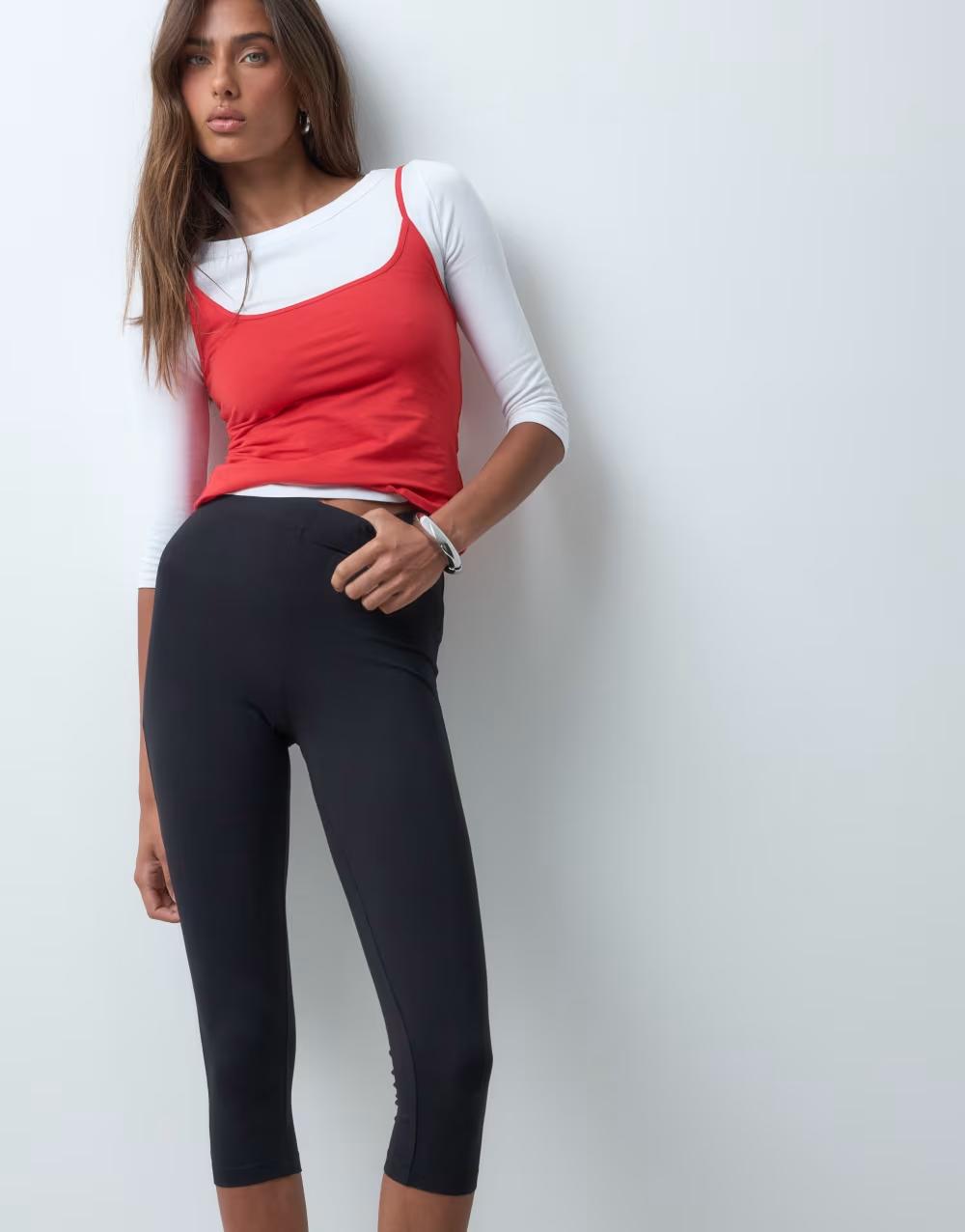 CZARNE LEGGINSY RYBACZKI