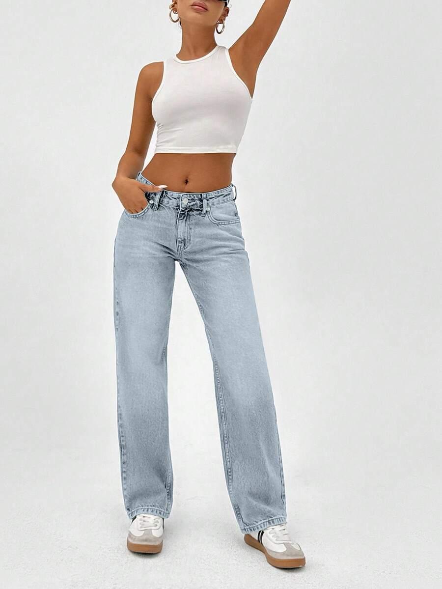 spodnie jeans prosta nogawka