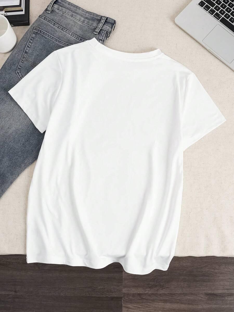 T-SHIRT Z NADRUKIEM