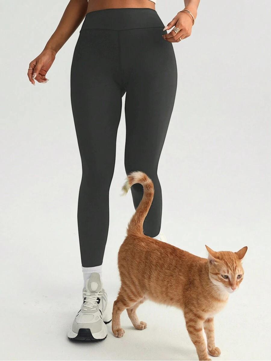 szare legginsy wysoki stan