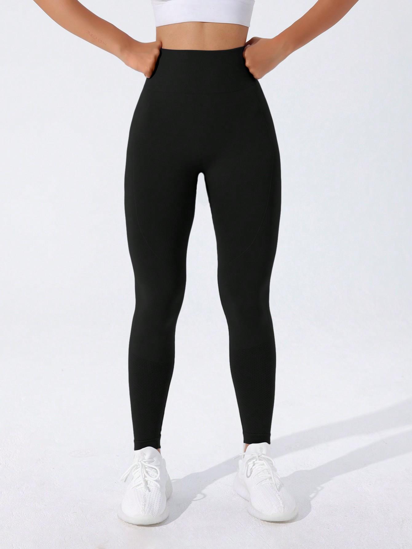 CZARNE LEGGINSY SPORTOWE WYSOKI STAN