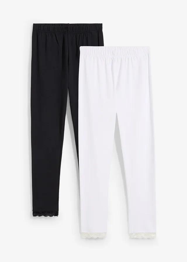 LEGGINSY Z KORONKĄ 2PAK