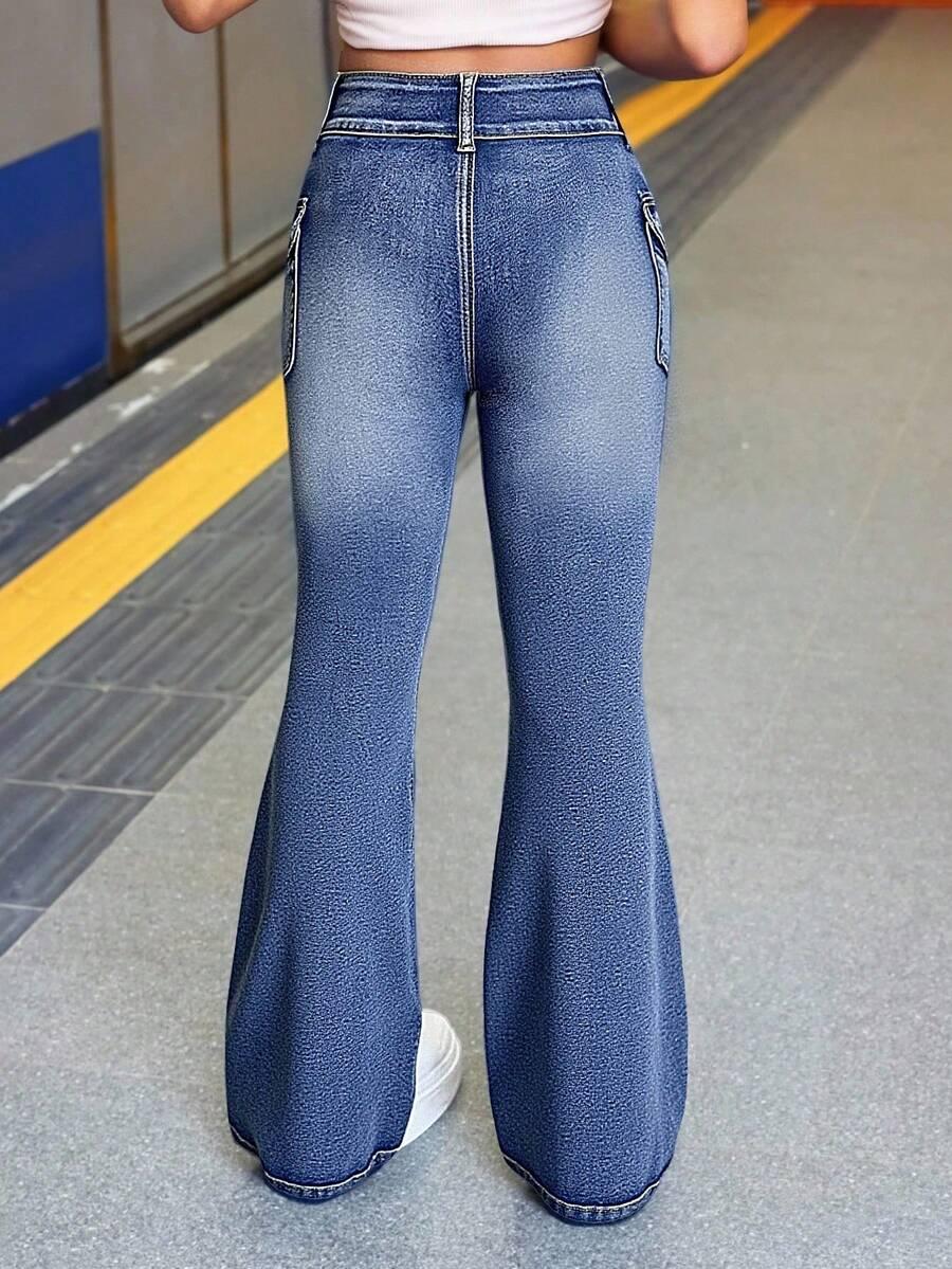 NIEBIESKIE SPODNIE JEANS 