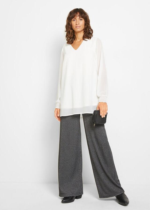 BIAŁA BLUZKA V NECK
