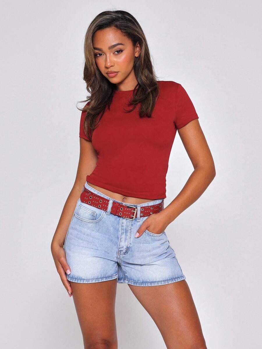 NIEBIESKIE SPODENKI JEANS