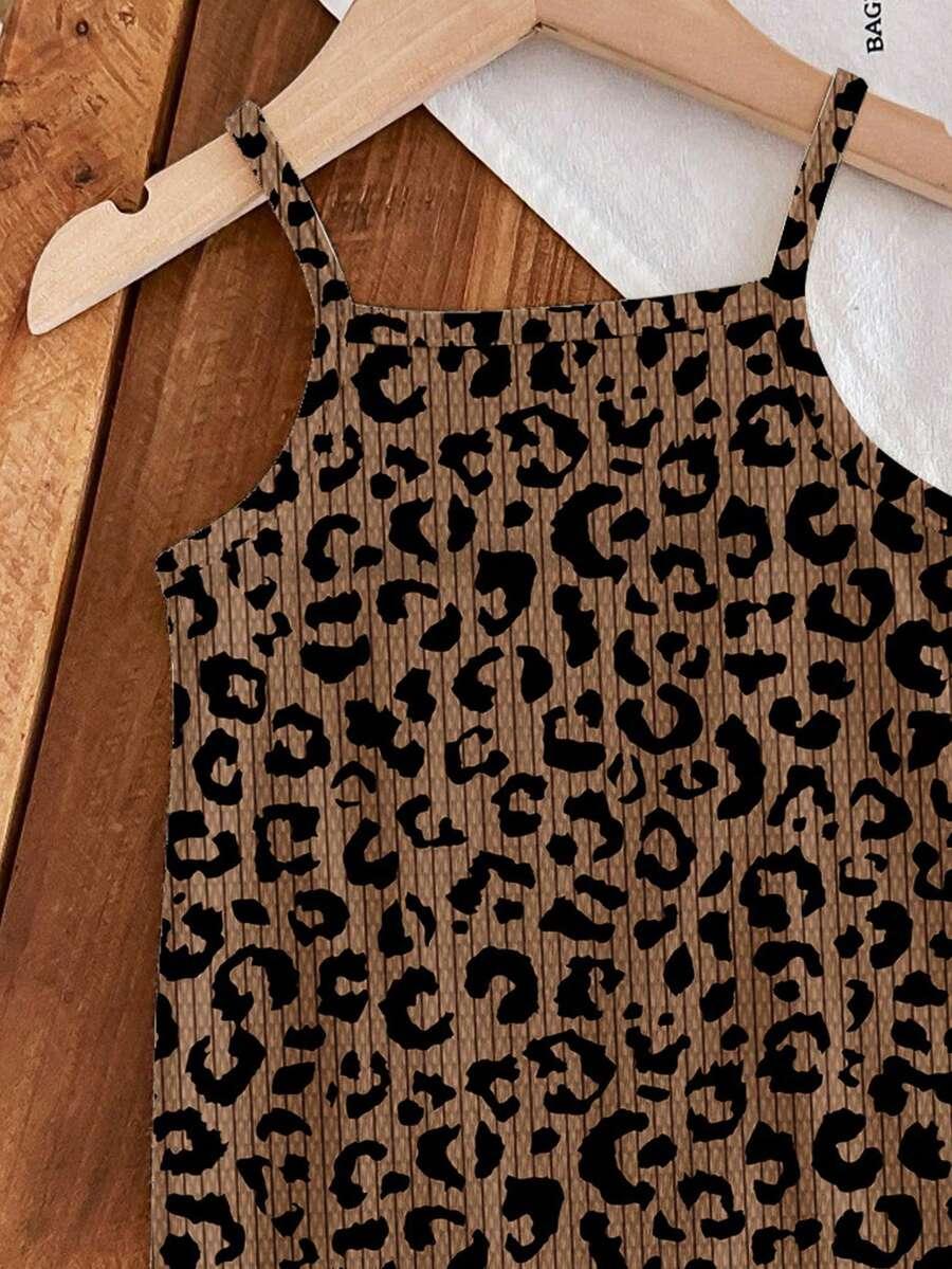 kombinezon na ramiączkach animal print