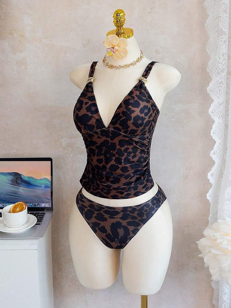 TANKINI DWUCZĘŚCIOWE W ZWIERZĘCY WZÓR