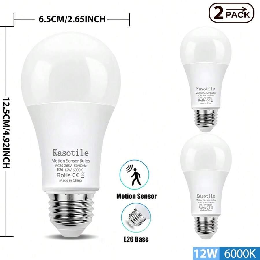 żarówka z czujnikiem ruchu 2-pack