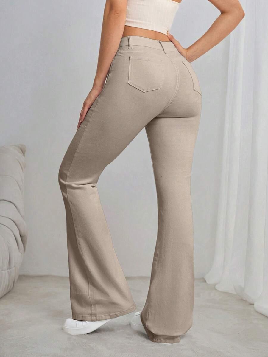 SPODNIE JEANSOWE FLARE
