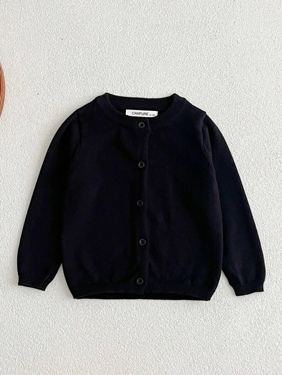 CZARNY SWETER GUZIKI