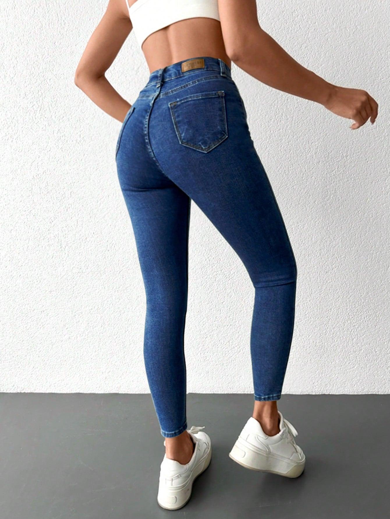 SPODNIE JEANSOWE RURKI