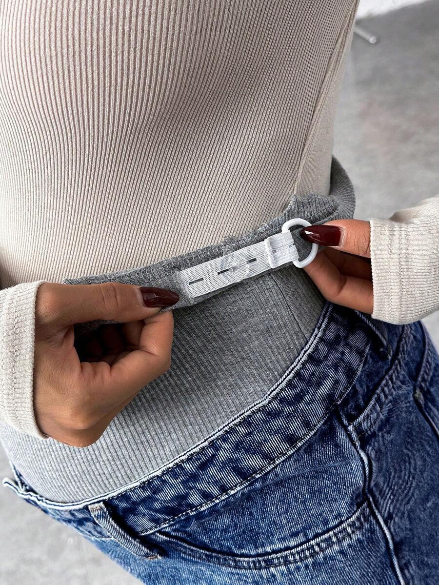 NIEBIESKIE SPODNIE CIĄŻOWE JEANS