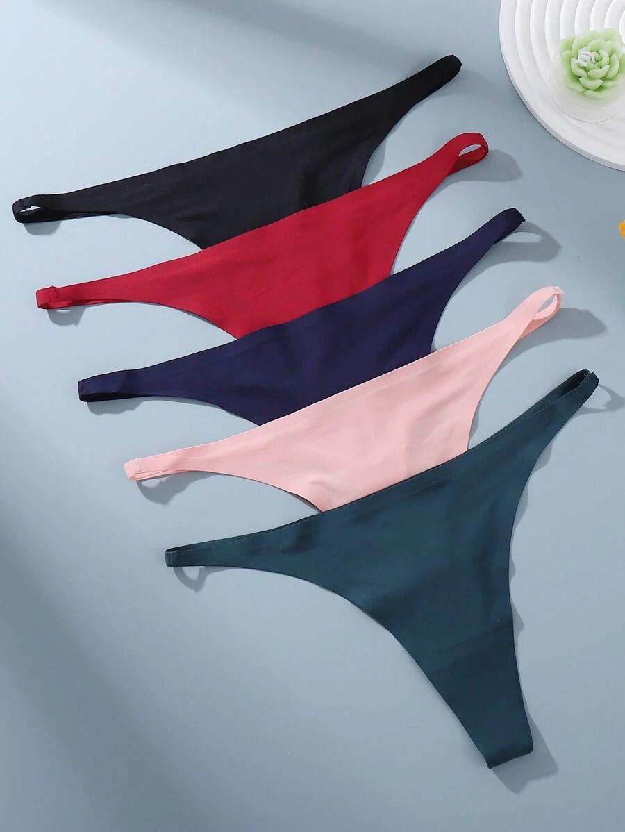 bezszwowe majtki stringi 5-pack